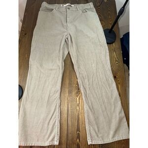 Gap 1969 Perfect Boot Corduroy Pants Jeans Men’s Size 36 x 30 tan khaki